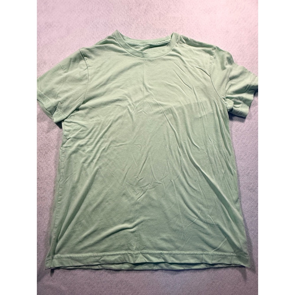George Mens Mint Green Short Sleeve Crewneck T-Shirt Large L